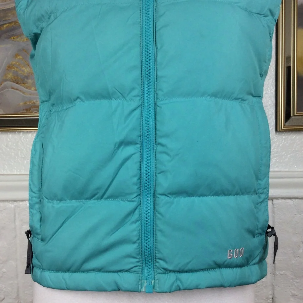 The North Face Teal Blue 600 Down Puffer Vest